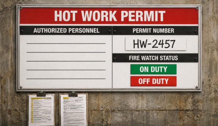 What every spark costs: permits, fire watch, risk