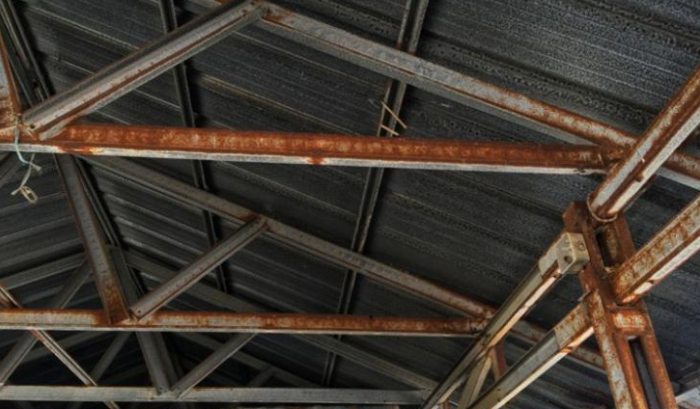 The result: rust in every pit, coated over