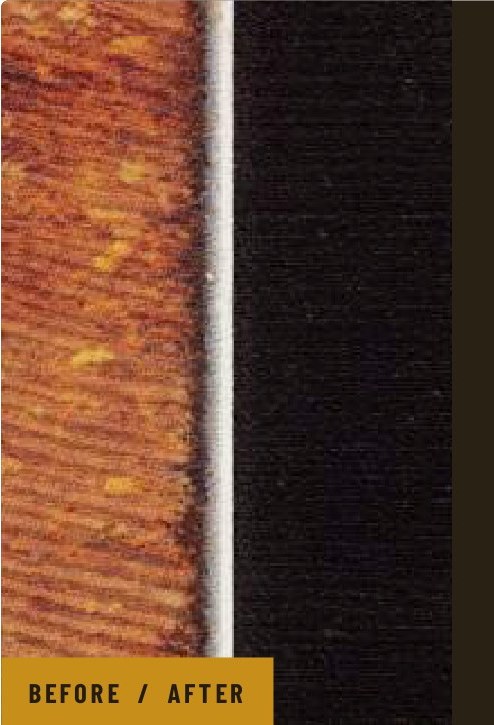 Z 704 RUSTEX — before and after