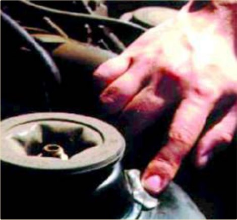 A permanent steel repair, hand-moulded from a single stick.