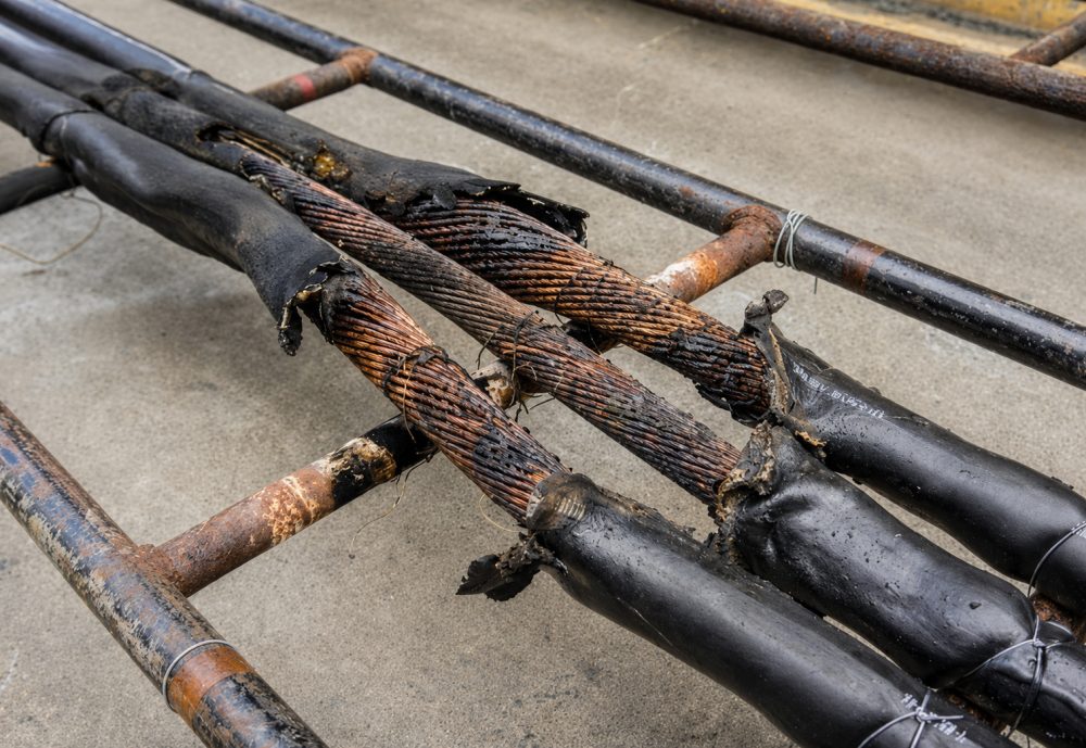 BURNT CABLES.
