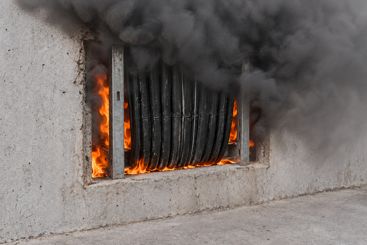 FIRE + SMOKE CROSS