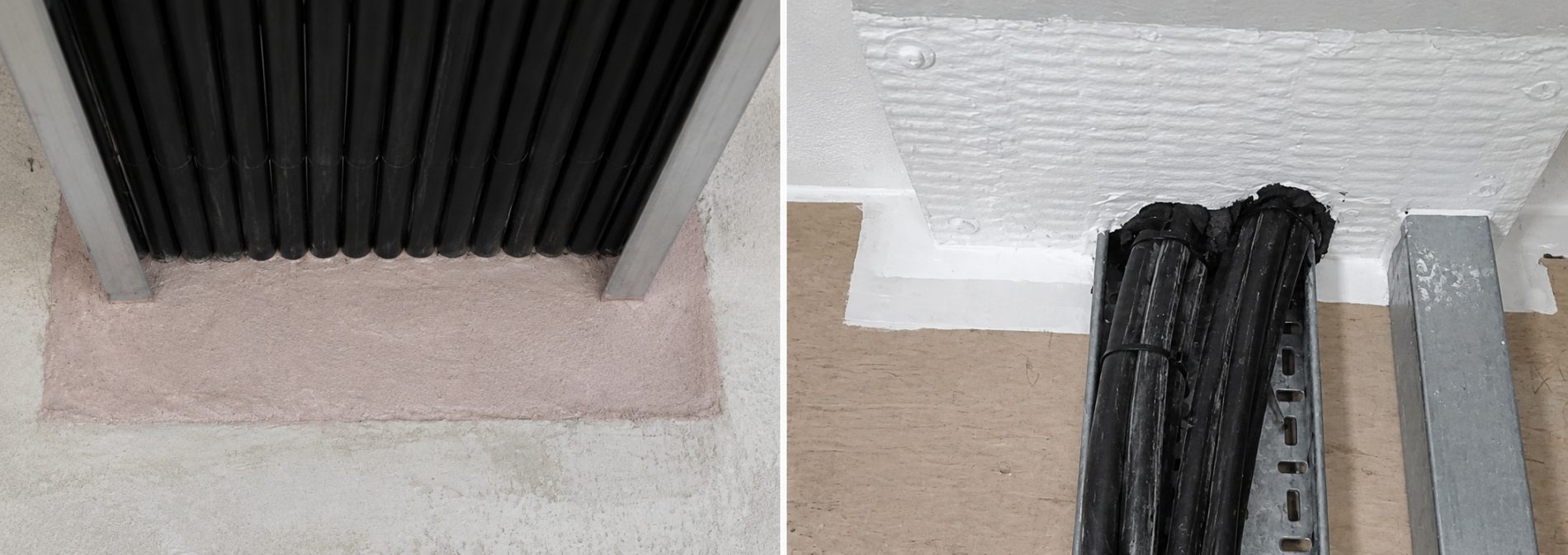 SEAL WALLS + FLOORS.