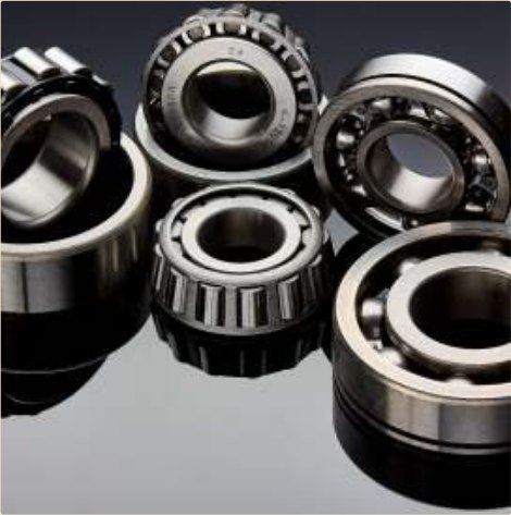 Precision bearings flushed clean without dismantling.
