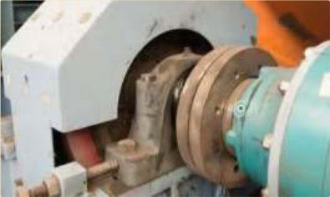 A gear coupling that holds its grease under shock load.