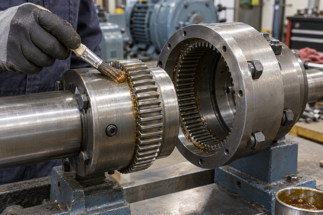 GEAR COUPLINGS: Run longer on less grease, even under shock loads.