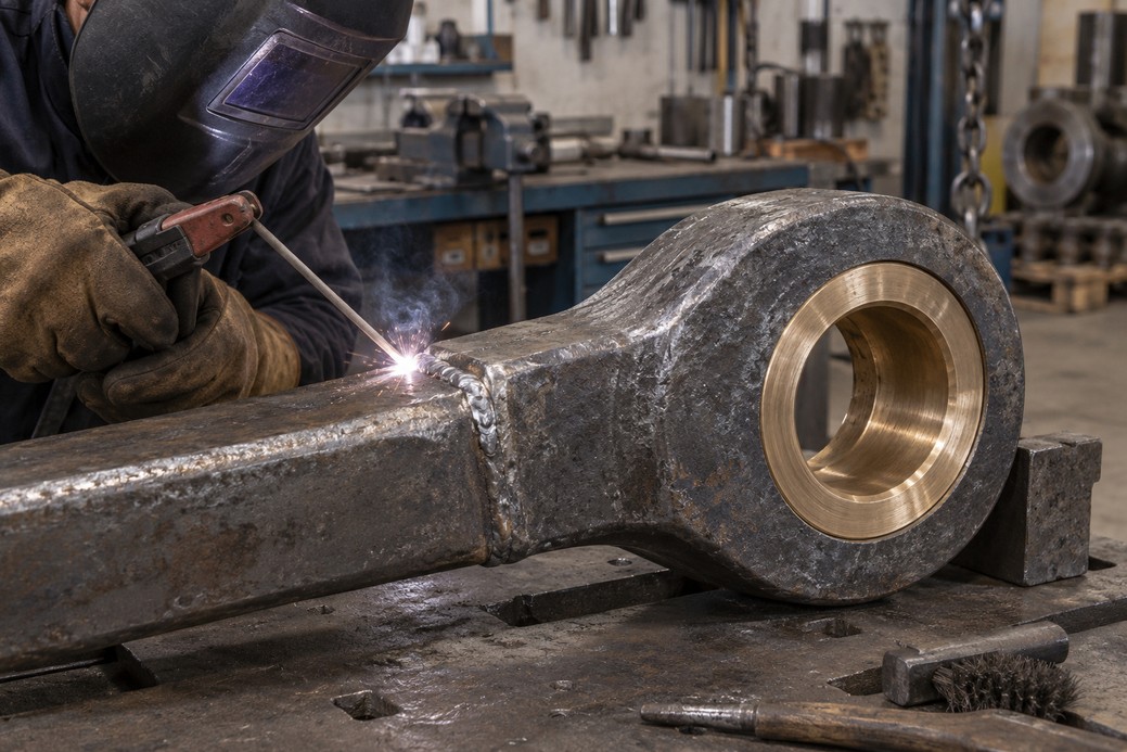 FORGED & CAST-STEEL PARTS: Crack-resistant repairs, even when the steel grade is unknown.