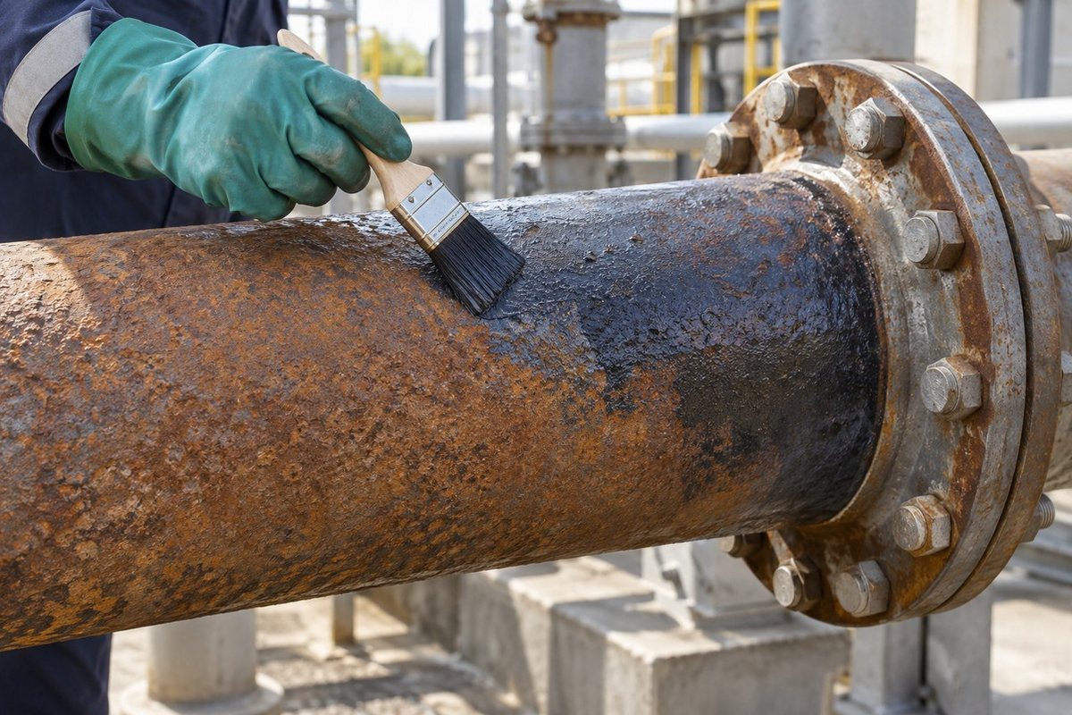 ROST IN EINE BASIS FÜR LANGLEBIGEREN BESCHICHTUNGSSCHUTZ UMWANDELN.